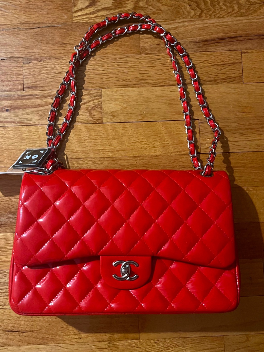Chanel Classic Jumbo Double Flap - Patent Leather Lambskin